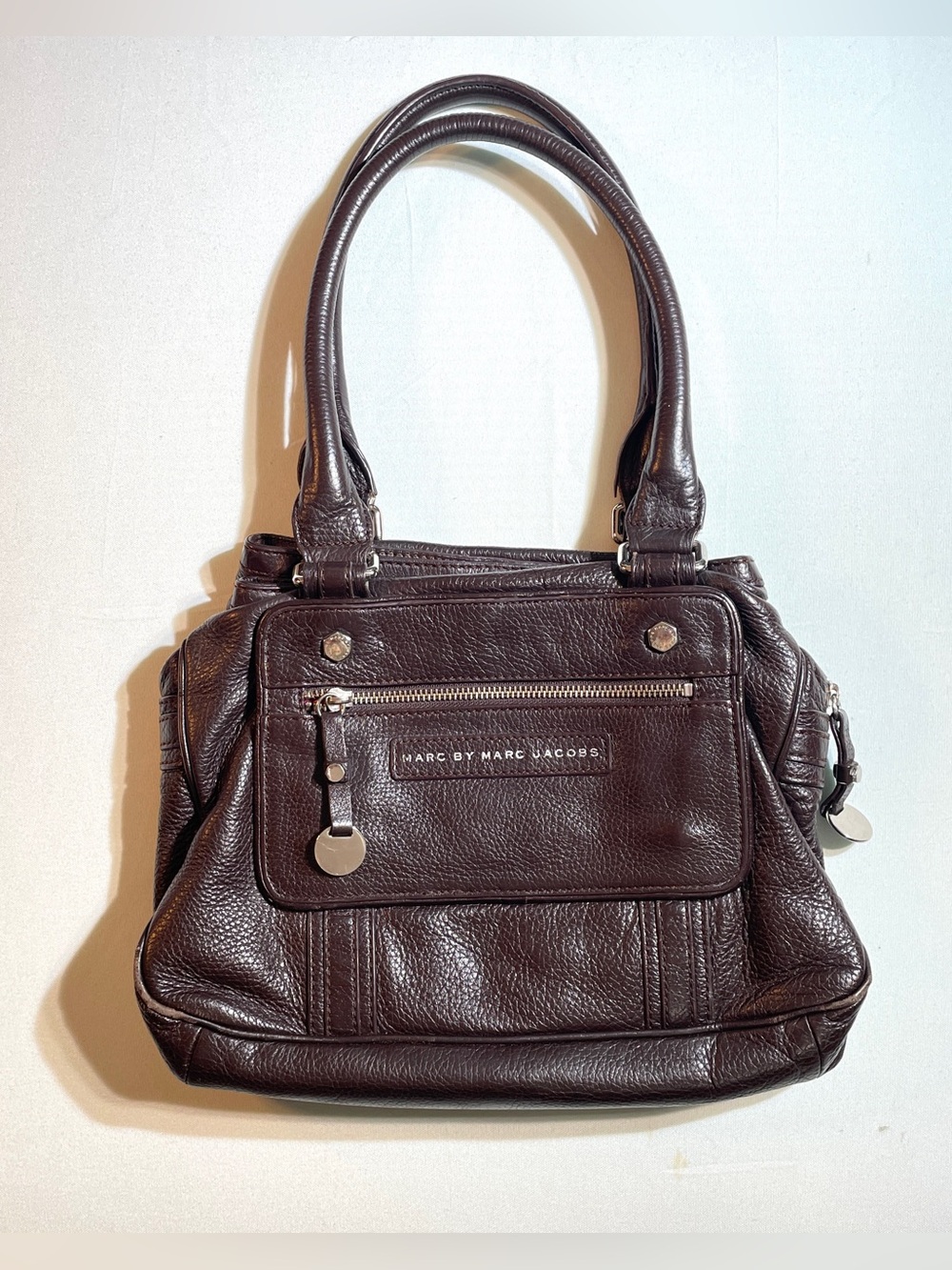 Marc by Marc Jacobs Dark Brown Leather Shoulder Tote